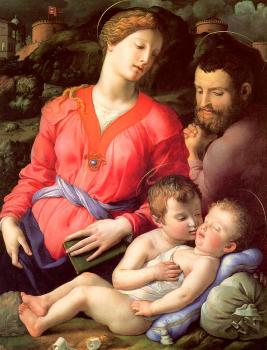 Agnolo Bronzino : The Panciatichi Holy Family